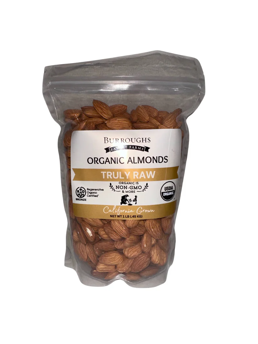 Burroughs Family Farms Truly Raw Organic Almonds