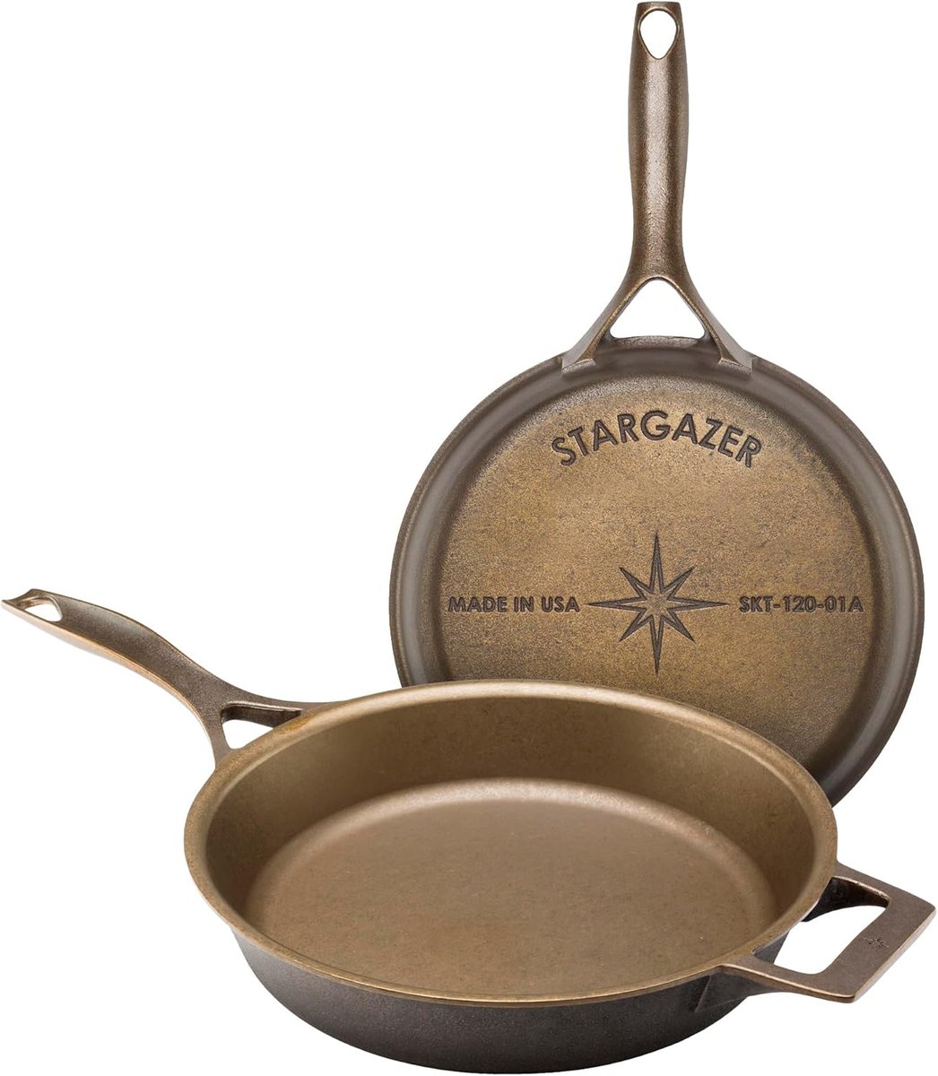 Stargazer 12-inch cast iron skillet