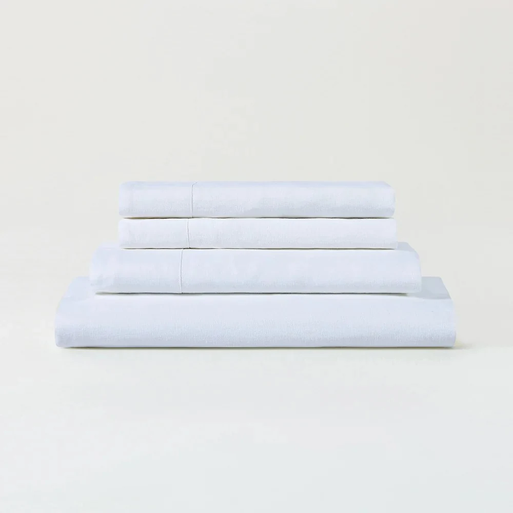 Sijo undyed organic French linen sheets